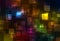 Abstract rainbow squares background