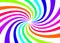 Abstract rainbow twist color with white background for your template and web design