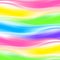 Abstract rainbow wave background