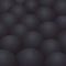 Abstract realism background with black 3d spheres