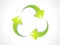 Abstract recycle icon