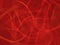 Abstract red background with ribbons