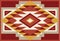 Abstract Red and Beige Southwest Native Background 2