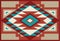 Abstract Red and Beige Southwest Native Background 3