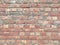 Abstract Red bricks texture background. A brick is a type of block used to make walls, pavements and other elements in masonry con
