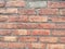 Abstract Red bricks texture background. A brick is a type of block used to make walls, pavements and other elements in masonry con