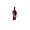 Abstract red and dark red color wine bottle