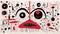 Abstract Red Face: Grotesque Playfulness In Minimal Outsider Art