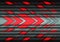 Abstract red gray arrow speed design modern futuristic technology background vector