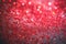 Abstract red heart glitter light bokeh holiday party background