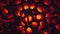 Abstract red-hot lava magma background dark matter way to hell