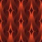 Abstract red ornate geometric petals grid background