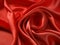 Abstract red silk background. Used for making luxury handbags and decoration. Generative AI.