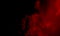 Abstract red smoke hookah on a black backgroundAbstract red smoke mist fog on a black background. Stream, isolated..