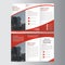 Abstract red trifold Leaflet Brochure Flyer template design, book cover layout design, Abstract blue presentation templates