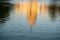 Abstract reflection of the US Capitol Building in the reflecting pond. Useful for backgrounds