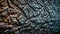 Abstract reptile scales on luxury leather material, textured creativity generated by AI