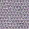 Abstract retro distorted purple grey triangular shapes pattern, vintage old ethnic textile