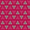 Abstract retro festive Geometric triangle vector pattern in a seamless repeat. Holiday  Christmas and New Year.