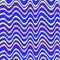 Abstract retro wavy line art pattern