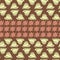 Abstract ribbon horizontal seamless pattern