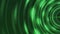 Abstract rings with light rays and glow tunnel glow rotation circles Dark green particles background