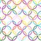 Abstract rings seamless pattern for your design