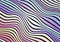 Abstract rippled or pastel wave lines pattern on black background and texture