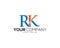 Abstract RK Letter Home Logo Design