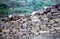 Abstract rock wall detail, stonework