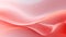 Abstract rose salmon coral waves design with smooth curves and soft shadows on clean modern background