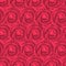 Abstract roses seamless pattern