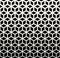 Abstract sacred geometry black and white grid halftone cubes pattern