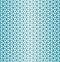 Abstract sacred geometry blue grid halftone cubes pattern