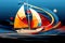 Abstract Sailing Background