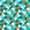 Abstract sand and sea waves beach inspired pattern