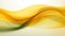 Abstract satin mustard olive waves design with smooth curves and soft shadows on clean modern background