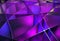 Abstract saturated purple 3D background with shape of shiny metal