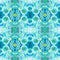 Abstract seamless acrylic ornamental pattern. Seamless texture in impressionism style.