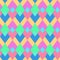 Abstract seamless back background consisting of multi-colored rhombuses and zigzags