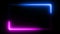 Abstract seamless background blue purple spectrum looped animation fluorescent ultraviolet light  glowing neon line Abstract