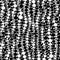 Abstract seamless of black and white wave flow bubbles pattern.