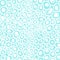 Abstract seamless blue bubble pattern