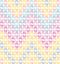 Abstract seamless chevron rainbow-coloured pattern