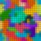 Abstract seamless colorful Background with circled transparent tiles