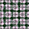 Abstract seamless floral mosaic pattern