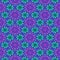Abstract seamless floral turquoise purple pattern