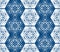 Abstract seamless geometric pattern. Some forms smoothly transform into other forms. Kaleidoscope of lines and angles.
