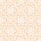 Abstract seamless lace pattern. Duotone graphic beige and white ornament. Geometric arabesque floral ornament