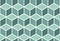 Abstract seamless mint cube pattern